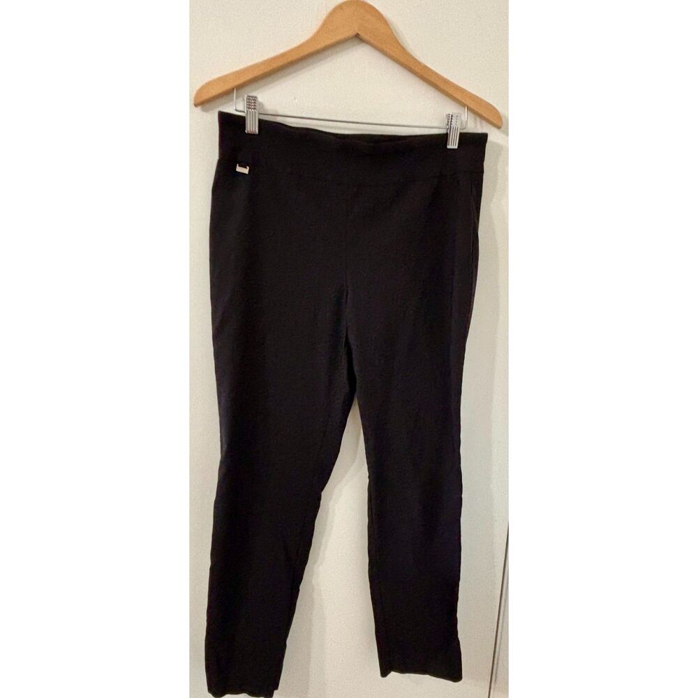 Counterparts W Sz 12 Black Stretch No Pocket Straight Leg Pullon Pant Inseam 29"